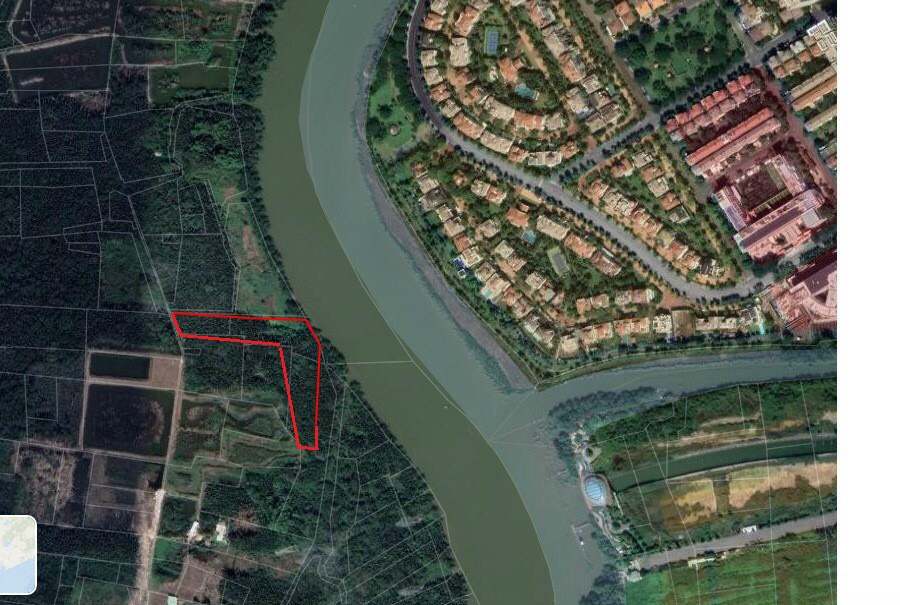 Bán đất: mặt tiền sông Rạch Đĩa hơn 100m, Ấp 4 Xã Phước Kiển Huyện Nhà Bè.