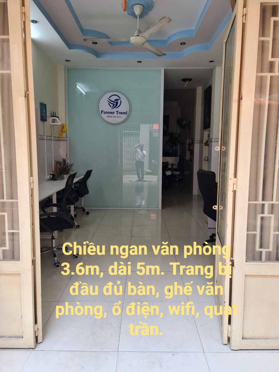 Cho thuê văn phòng tầng trệt, nhà mặt tiền đường xe tải 20/38 Cô Bắc, Phường 1, Phú Nhuận,TPHCM.