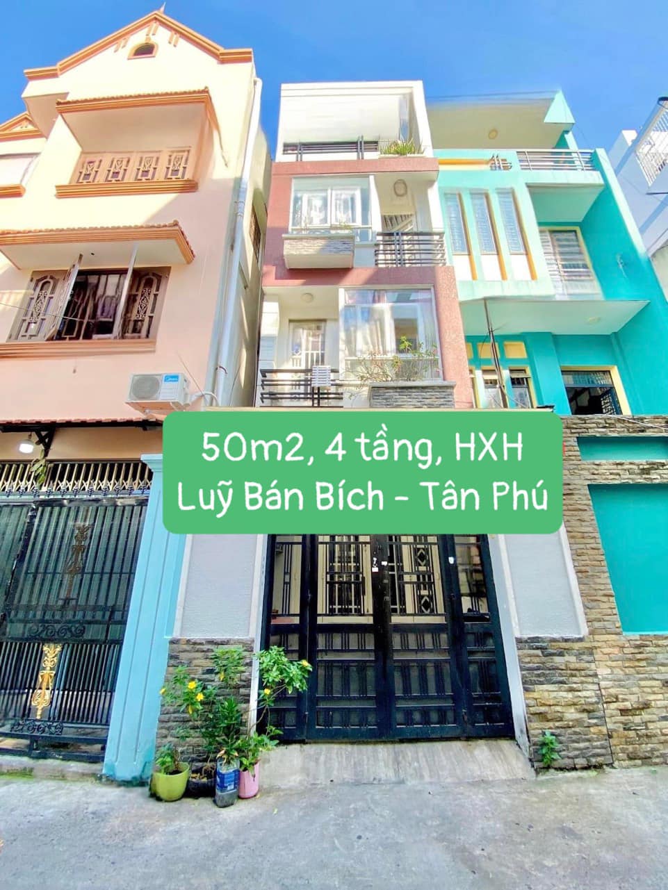 Bán Nhà 4 Tầng, Hẻm Xe Hơi 4m, Đường Lũy Bán Bích, Tân Phú.