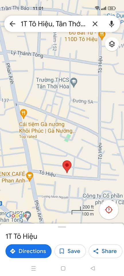 Chính chủ bán nhà mặt tiền Tô Hiệu giá rẻ bán trước Tết , Quận Tân Phú