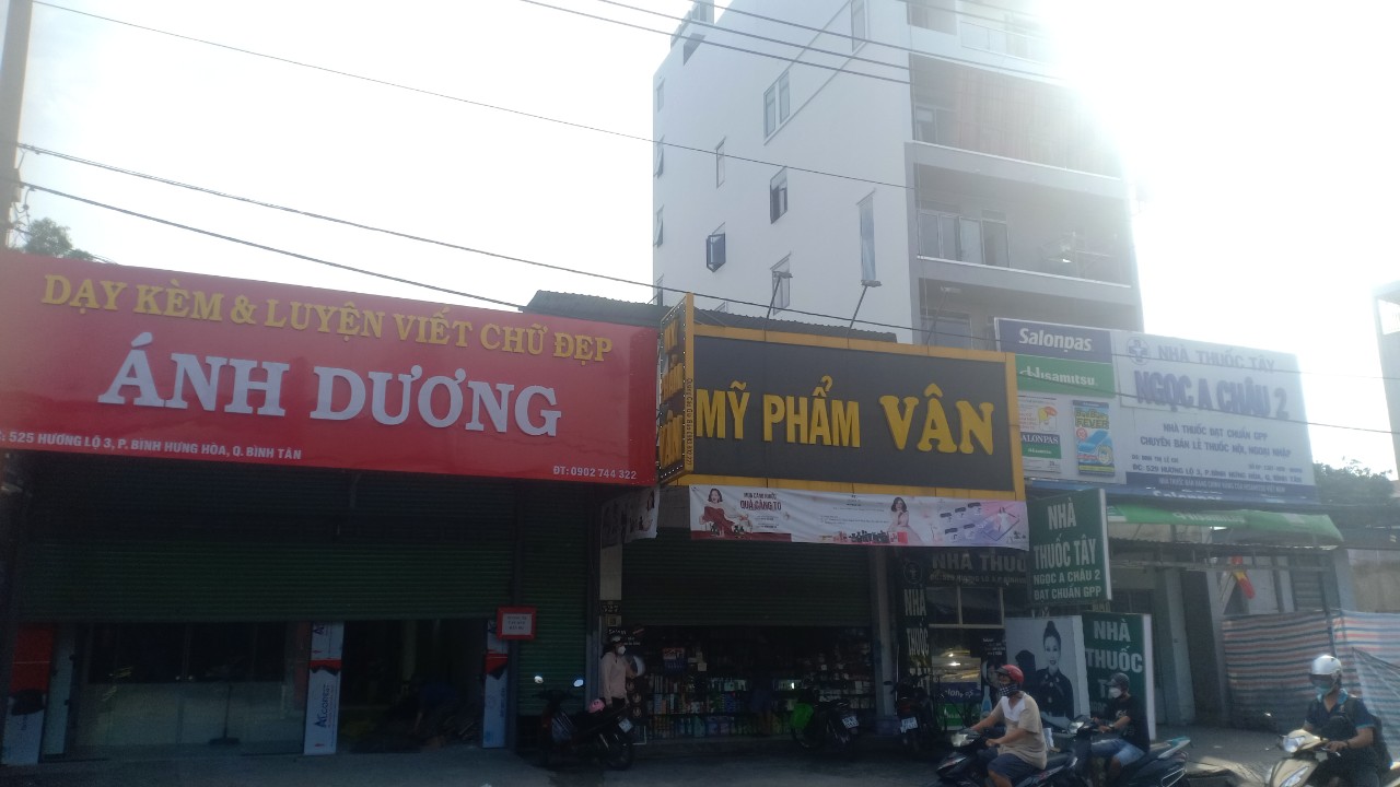 Cho thuê nhà Mặt tiền đường 527 Hương lộ 3, phường Bình Hưng Hòa quận Bình Tân TP HCM