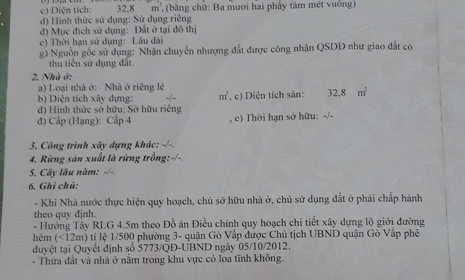 Cơ hội sở hữu Nhà cấp 4 Giá tốt, gần sân bay – sổ riêng – tiện ích đầy đủ - Gò Vấp