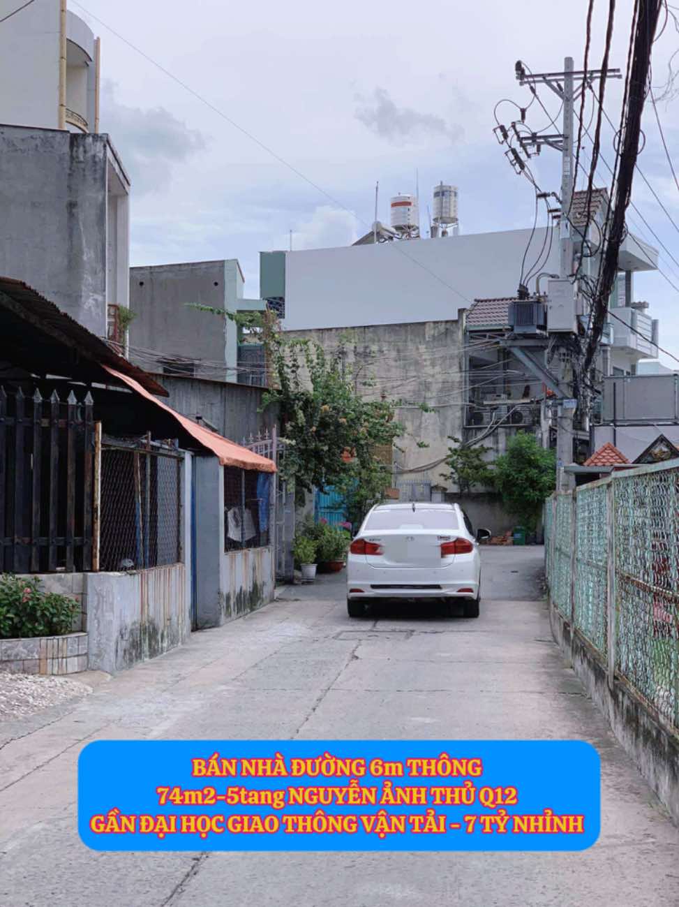 Bán nhà đường 6m thông 74m2-5tang Nguyễn Ảnh Thủ Q12 , gần Đại Học GTVT - 7 tỷ nhỉnh 0932030061